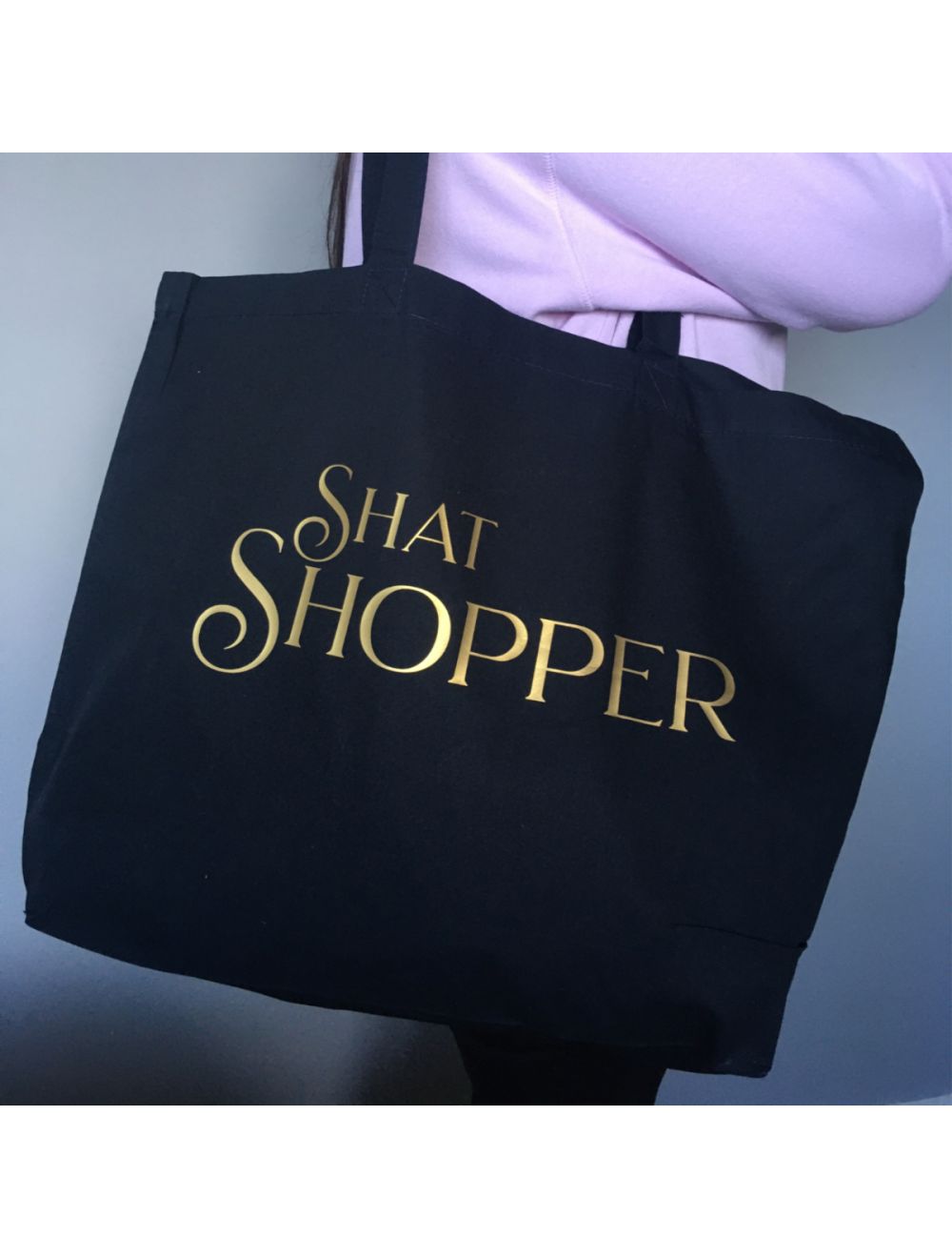 Shat Shopper Tote Bag free delivery